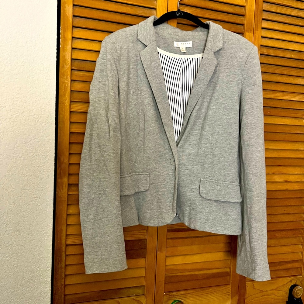 Gray blazer